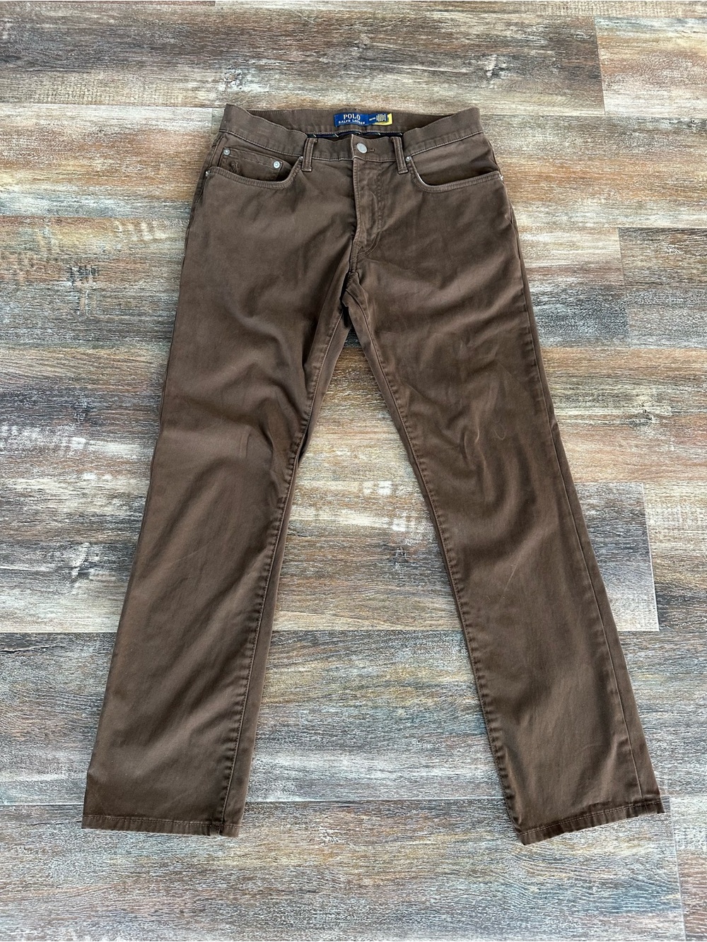 Polo Ralph Lauren Straight Pants Chino Casual Khaki Tan Men's size 30x30